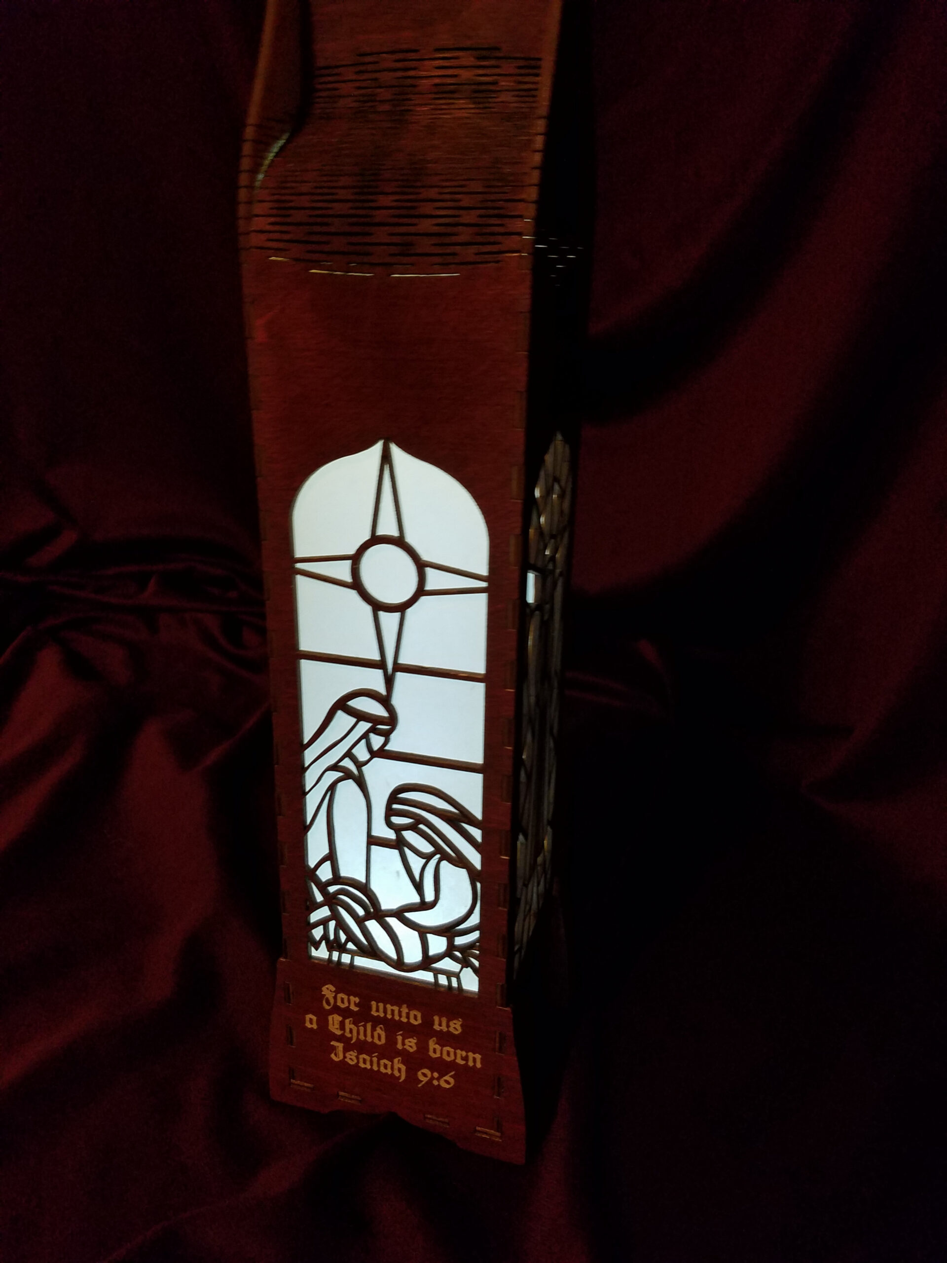 Nativity Box Lantern - LED light