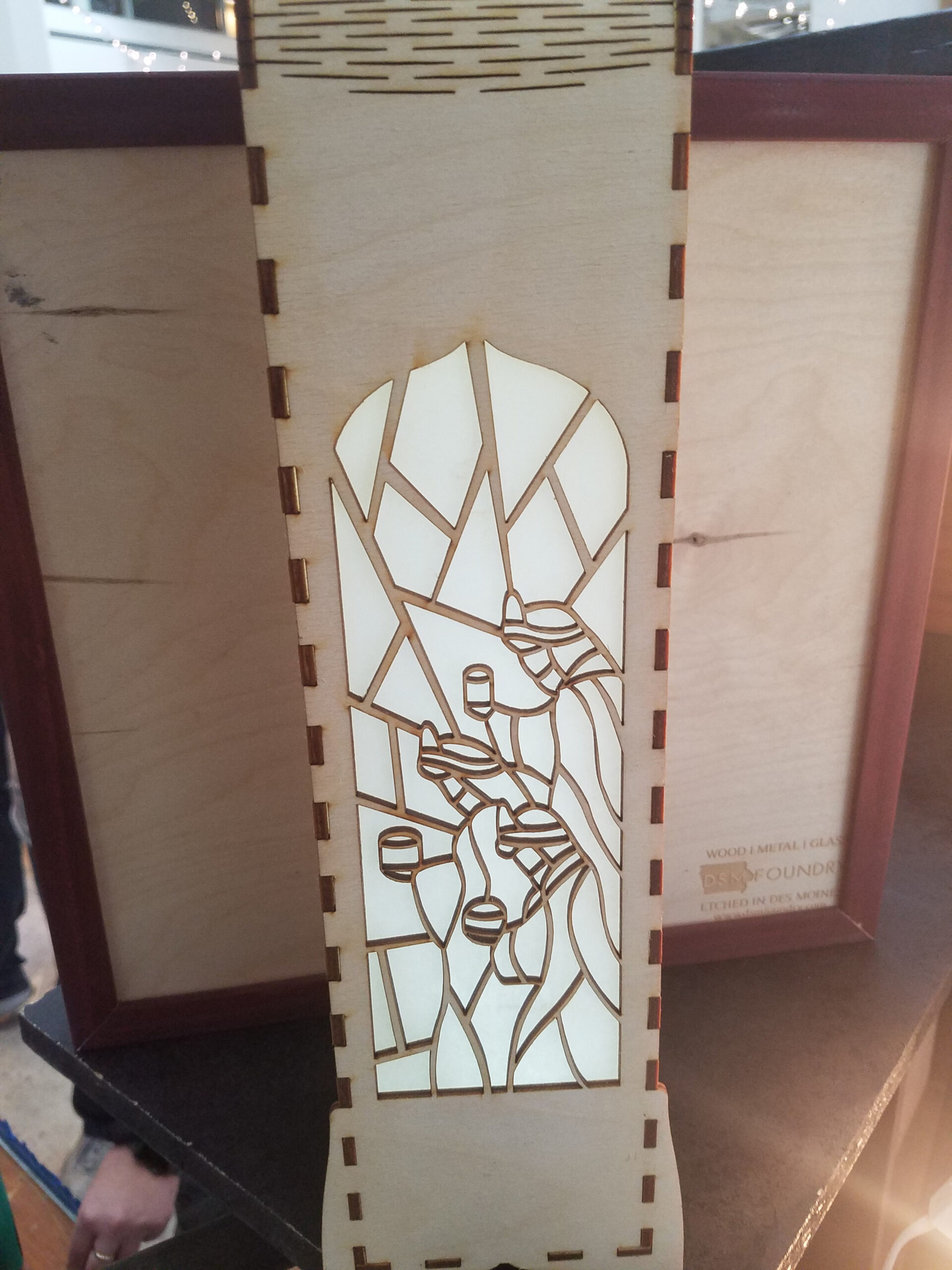 Wine box lantern - Nativity MM Wise men